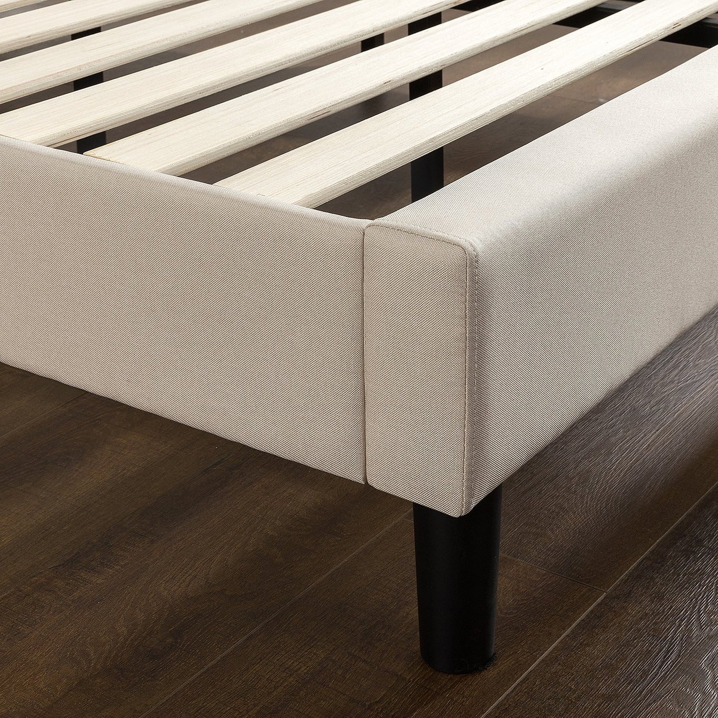 Paris Upholstered Scalloped Platform Bed Frame